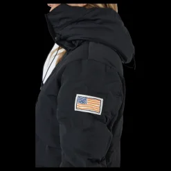 Outlet Svea Ida Jacket Black Blå