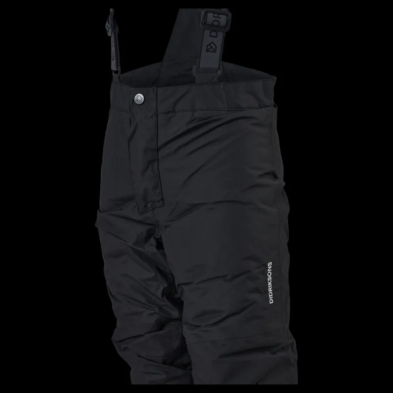 Didriksons Idre Kids Pants 5 Black Svart New