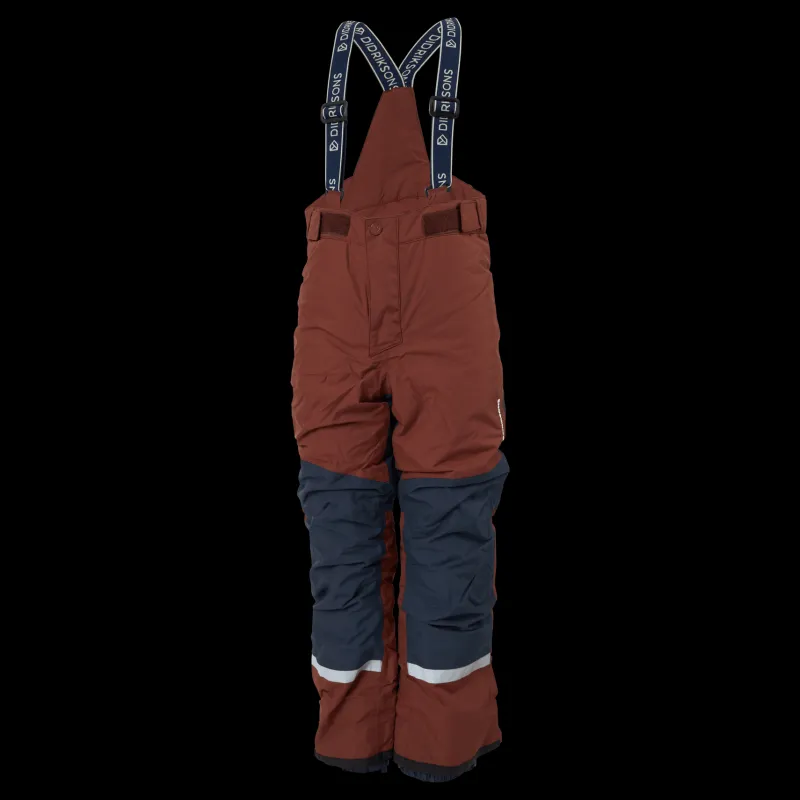 Clearance Didriksons Idre Kids Pants 6 Brown Brun