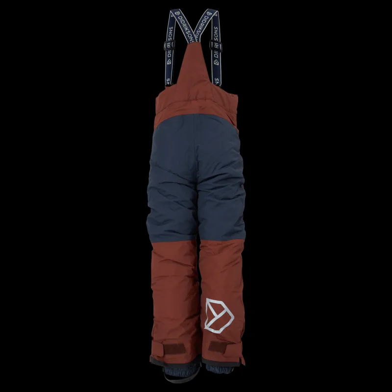 Clearance Didriksons Idre Kids Pants 6 Brown Brun