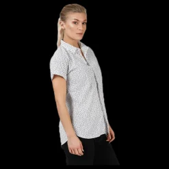 Clearance Haglöfs Idun SS Shirt Patterned/White Mönstrad och Vit