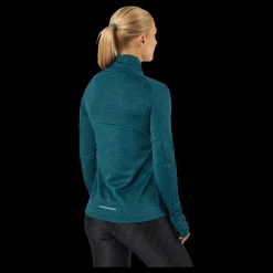 2XU Ignition 1/4 Zip Deep Jade/silver Reflective Turkos Hot