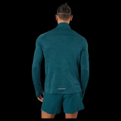 2XU Ignition 1/4 Zip Deep Jade/silver Reflective Blå Best