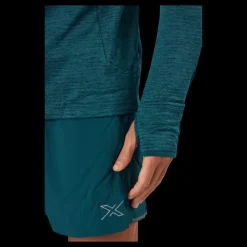 2XU Ignition 1/4 Zip Deep Jade/silver Reflective Blå Best