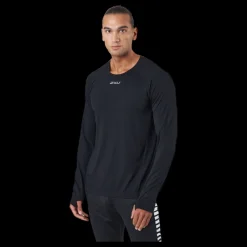 2XU Ignition Base Layer L/s Black/silver Reflective Svart Discount