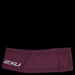 2XU Ignition Headband Beet/silver Reflective Lila New