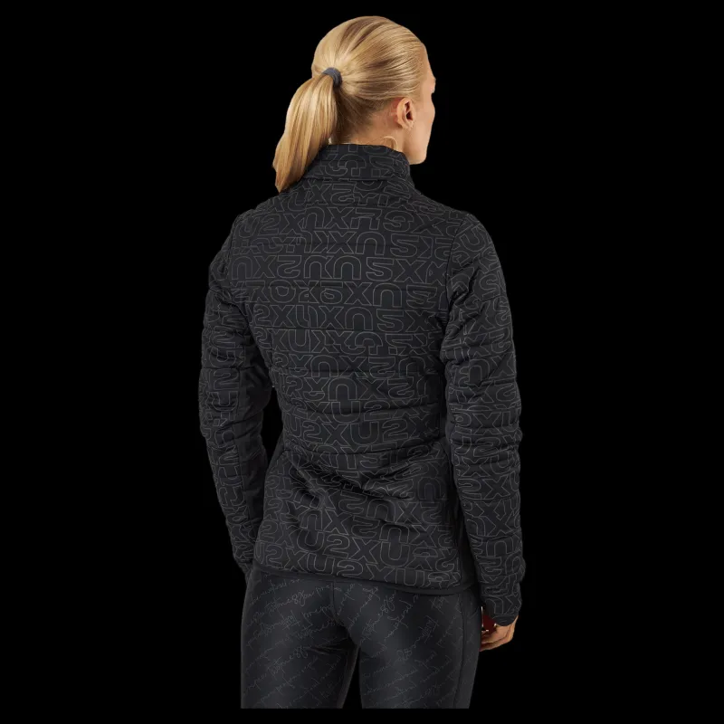 2XU Ignition Insulation Jacket Black/abstract Monogram Svart Discount