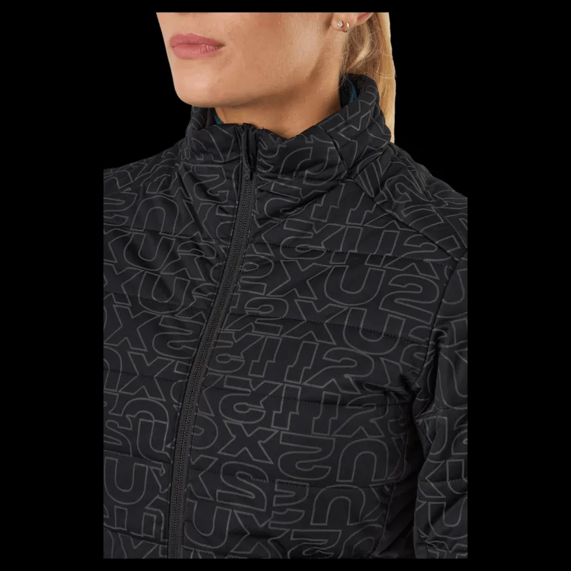 2XU Ignition Insulation Jacket Black/abstract Monogram Svart Discount