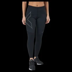 Online 2XU Ignition Shield Compression T Black/ Black Reflective Svart