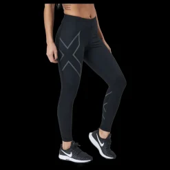 Online 2XU Ignition Shield Compression T Black/ Black Reflective Svart