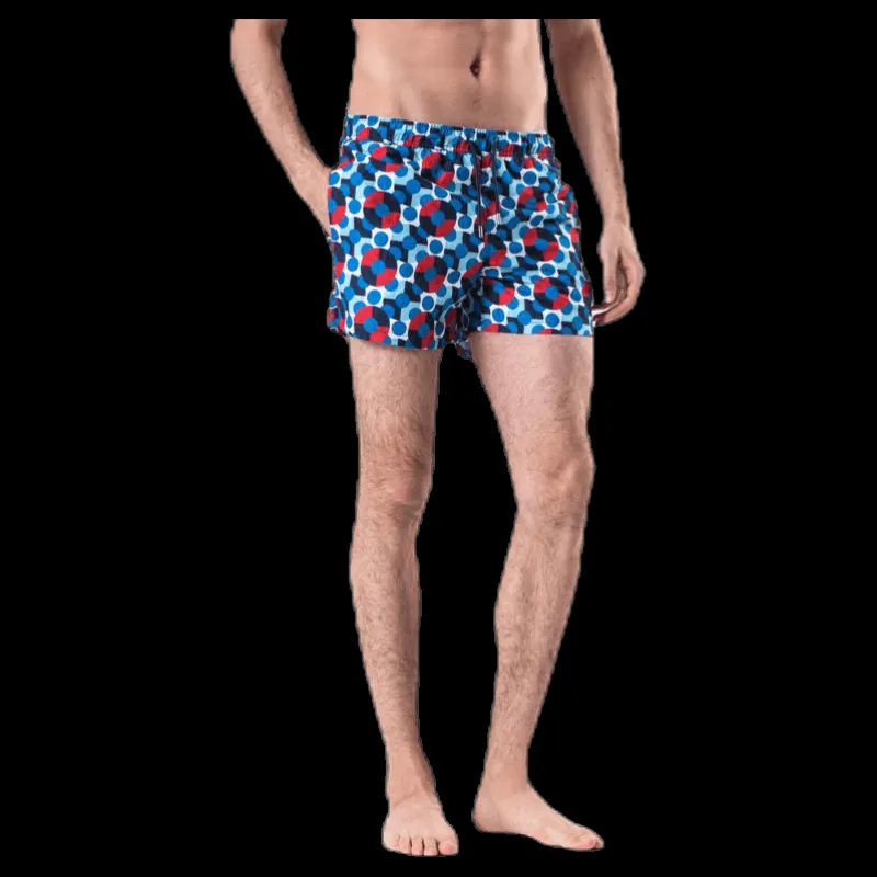 Happy Socks Illusion Dot Swim Shorts Blue Blå Online