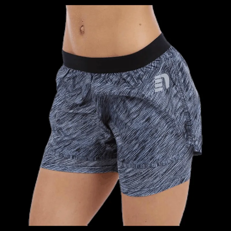 Newline Imotion Heather 2 Layer Shorts Grey Grå Best