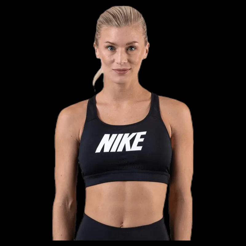 Outlet Nike Impact Strappy Bra GRX White/Black Svart