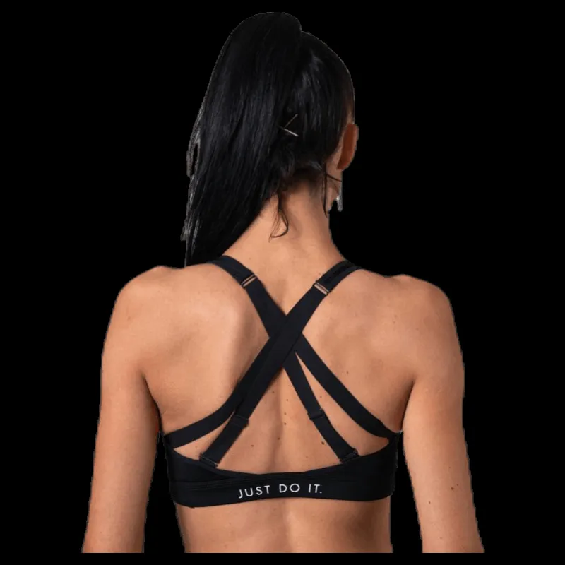 Nike Impact Strappy Bra Grx White/Black Svart New