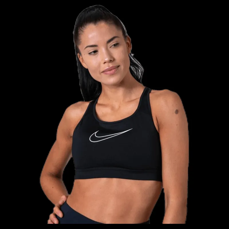 Nike Impact Strappy Bra Grx White/Black Svart New