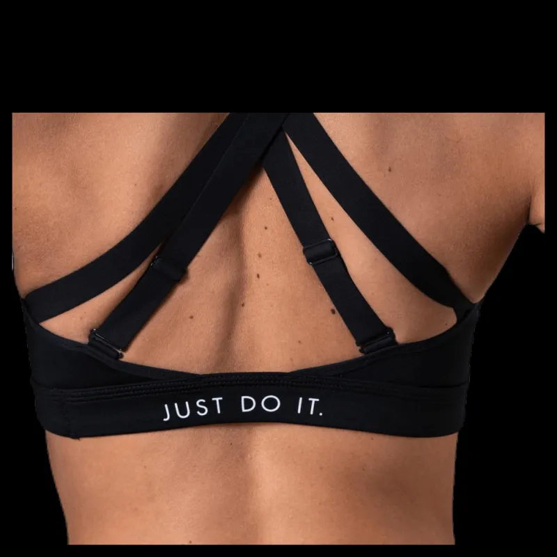 Nike Impact Strappy Bra Grx White/Black Svart New