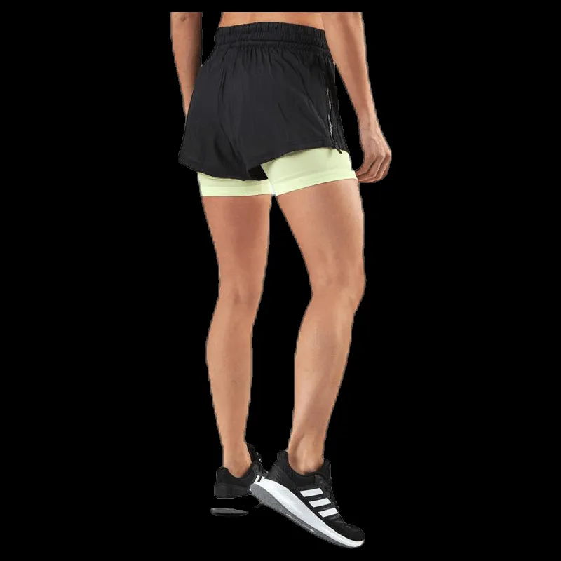 Discount adidas 2In1 Short Black/Yellow Svart