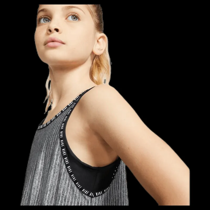 Nike 2In1 Support Tank Jr Black Svart Hot