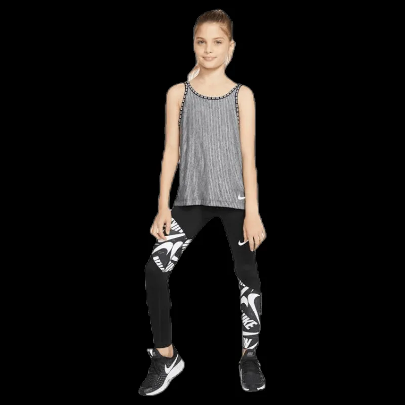 Nike 2In1 Support Tank Jr Black Svart Hot