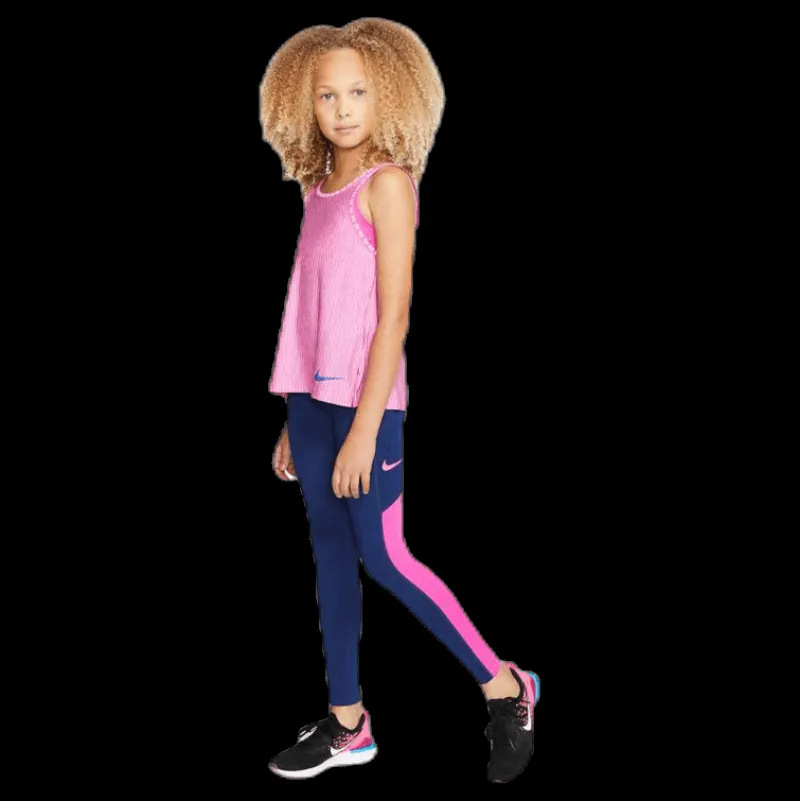 Nike 2In1 Support Tank Jr Pink Rosa New