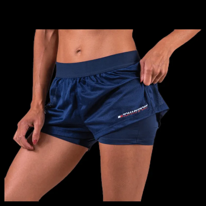 Clearance Tommy Hilfiger Sport 2-In-1 Woven Short 3" Blue Blå