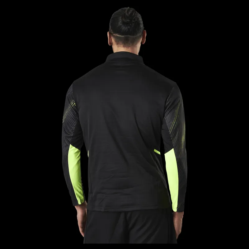 Puma Individual Cup Training 1/4 Zip Top Black/Yellow Svart Hot