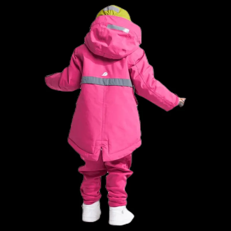 Didriksons Indre Kid's Parka Pink Rosa