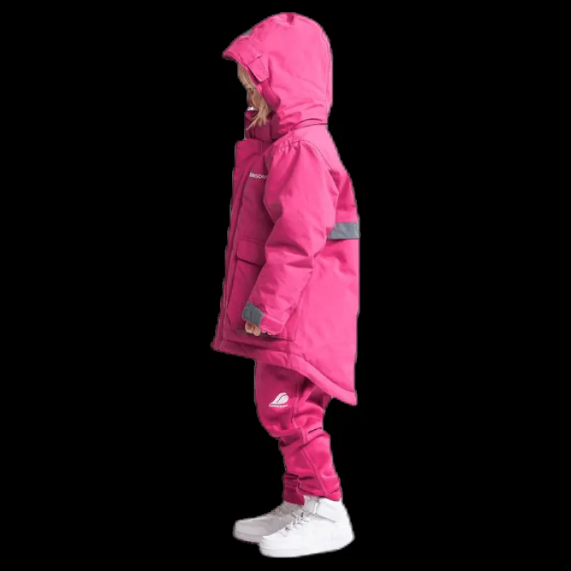 Didriksons Indre Kid's Parka Pink Rosa