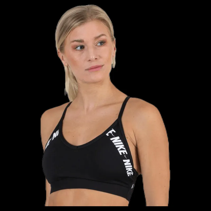 Online Nike Indy Logo Bra White/Black Svart