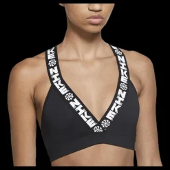 Nike Indy Plng Icon Clash Bra White/Black Svart Hot