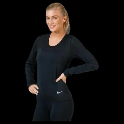 Nike Infinite Top LS Black Svart New