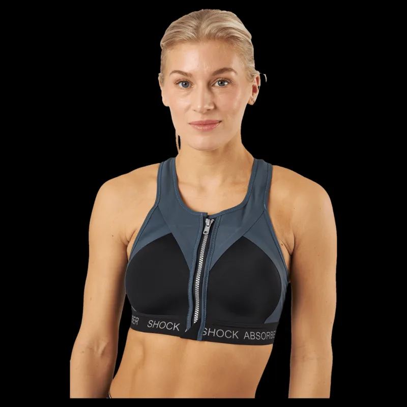 Shock Absorber Infinity Power Bra Black/Grey Svart