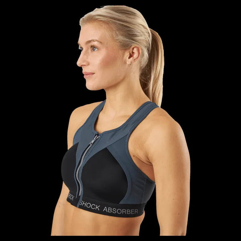 Shock Absorber Infinity Power Bra Black/Grey Svart