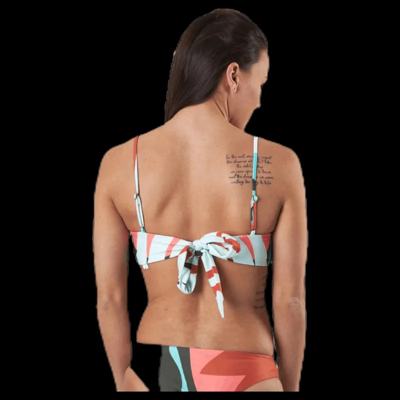 Rip Curl Into The Abyss Bandeau Blue Blå