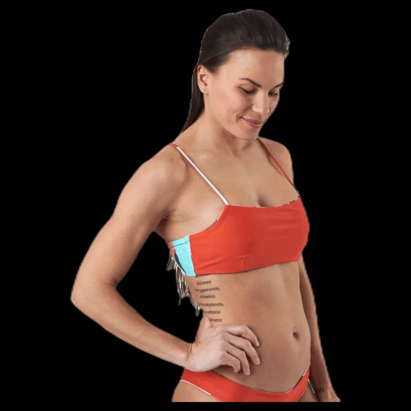 Rip Curl Into The Abyss Bandeau Blue Blå