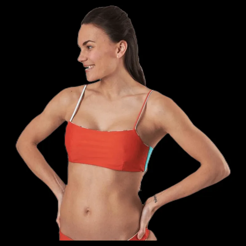 Rip Curl Into The Abyss Bandeau Blue Blå