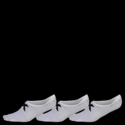 New 2XU Invisible Sock 3 Pack White/Black Vit och Svart