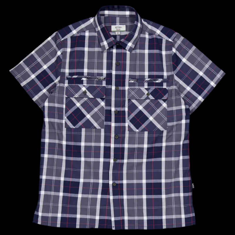 Online Tuxer Iowa Shirt Dark Navy Check Flerfärgad