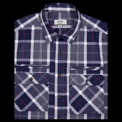 Online Tuxer Iowa Shirt Dark Navy Check Flerfärgad