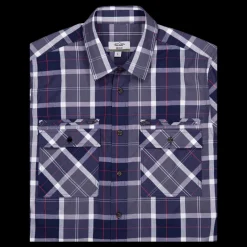 Tuxer Iowa Shirt Dark Navy Check Flerfärgad Online