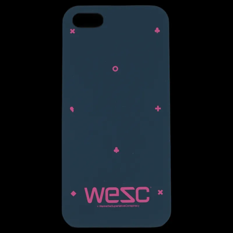 Hot WeSC Iphone Case Heart Jazz-blue Blå