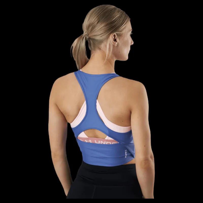 Under Armour Iso Chill Crop Tank Blue Blå