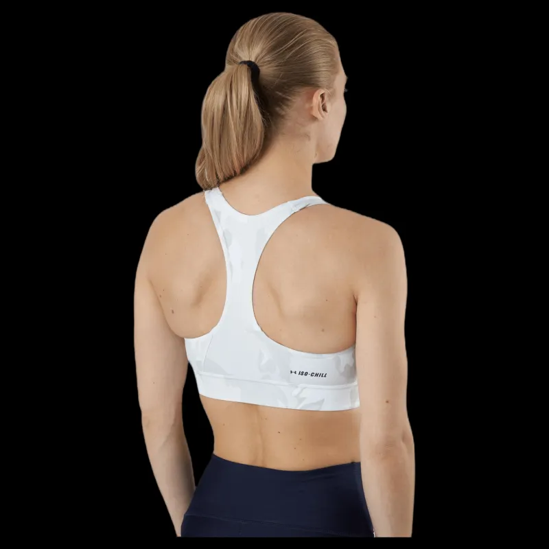 Under Armour Isochill Team Mid Bra White Vit