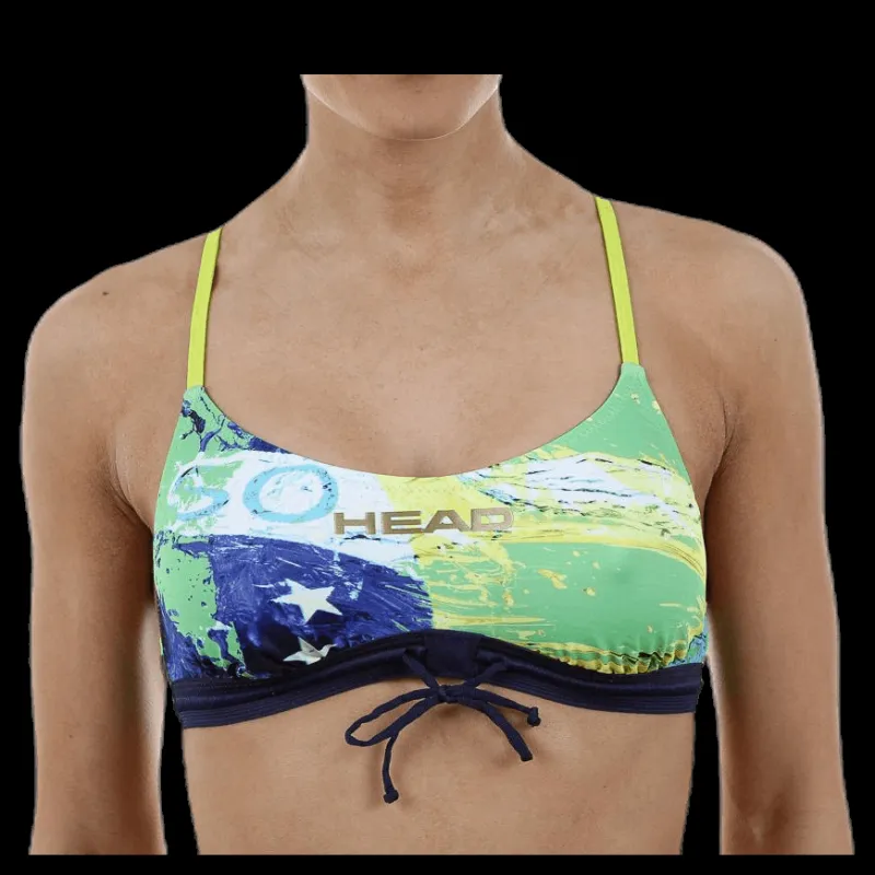 Head Jack Bikini Blue/Green Blå och Grön