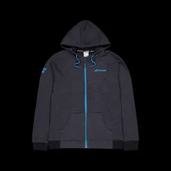 Babolat Jacket Exercise Hood Boy Black Svart
