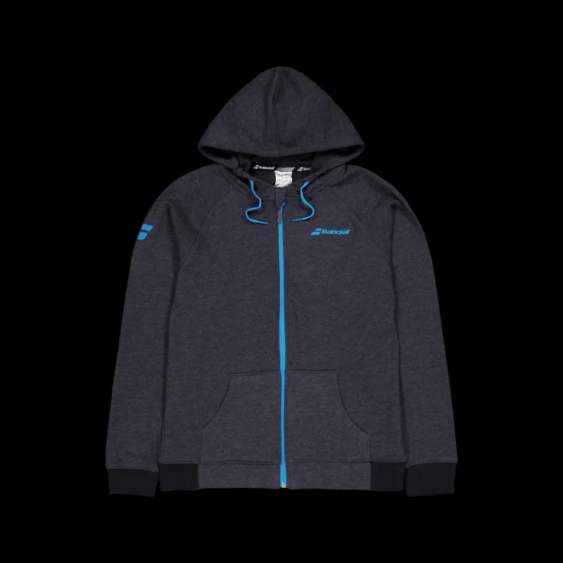 Babolat Jacket Exercise Hood Boy Black Svart