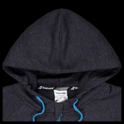 Babolat Jacket Exercise Hood Boy Black Svart