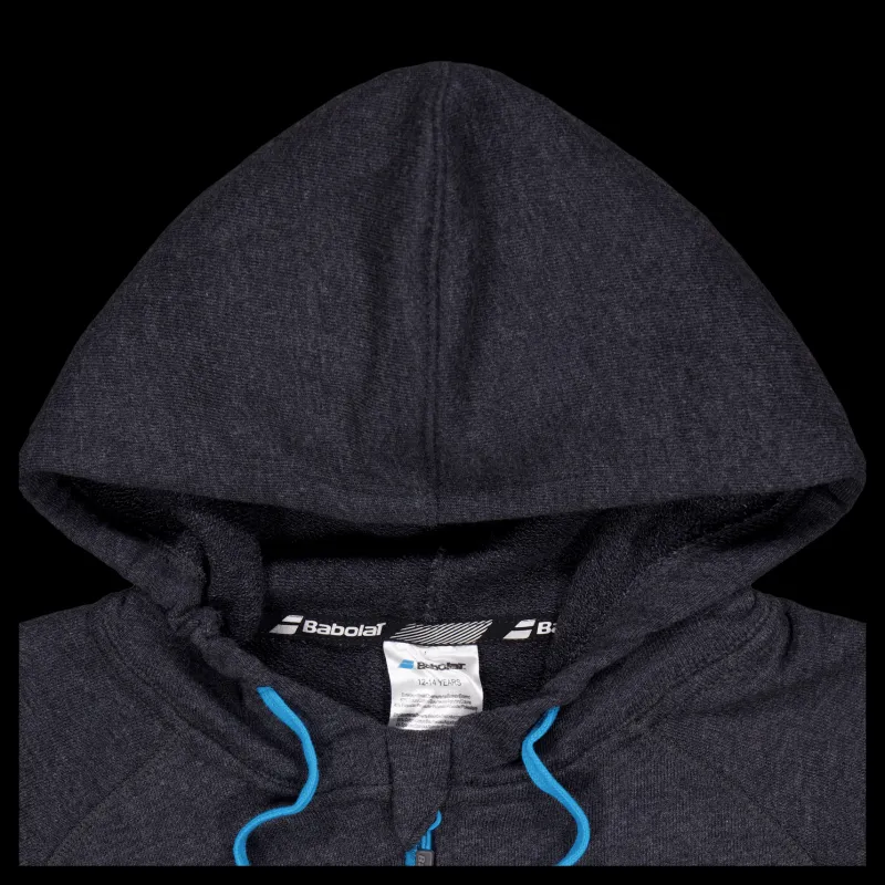 Babolat Jacket Exercise Hood Boy Black Svart