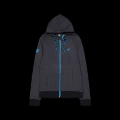 Babolat Jacket Exercise Hood W Black Svart