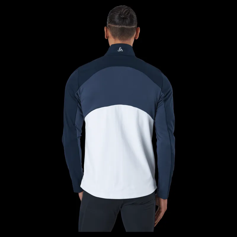 Outlet Odlo Jacket Markenes Dark Sapphire - White Blå